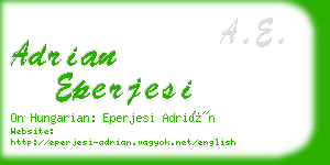 adrian eperjesi business card